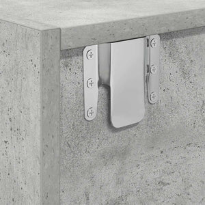 TV-Schränke Betongrau, 2er Set