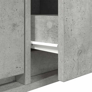 TV-Schränke Betongrau, 2er Set