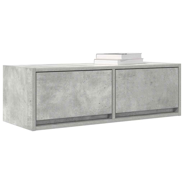 TV-Schränke Betongrau, 2er Set