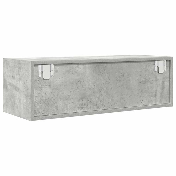 TV-Schränke Betongrau, 2er Set