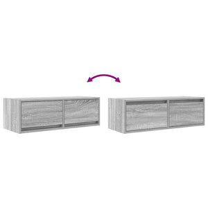 TV-Schrank Grau Sonoma 80 cm