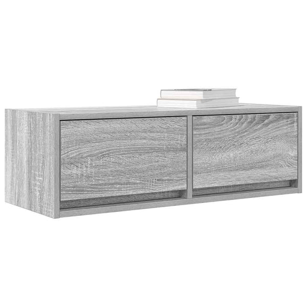 vidaXL Meubles TV 2 pcs Gris Sonoma 80x31x25,5 cm Bois d'ingénierie