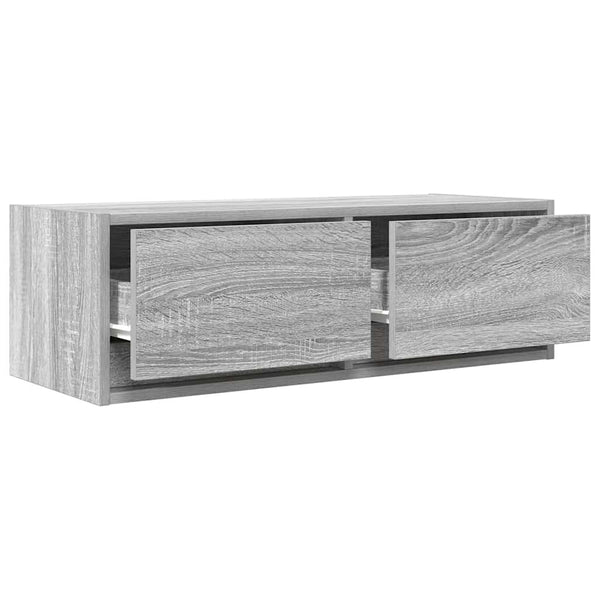 vidaXL Meubles TV 2 pcs Gris Sonoma 80x31x25,5 cm Bois d'ingénierie