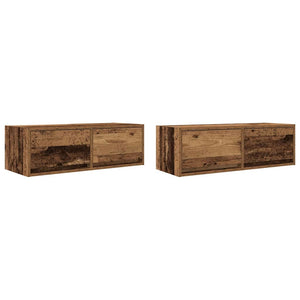 TV-Schränke Altholz-Optik, 2er Set