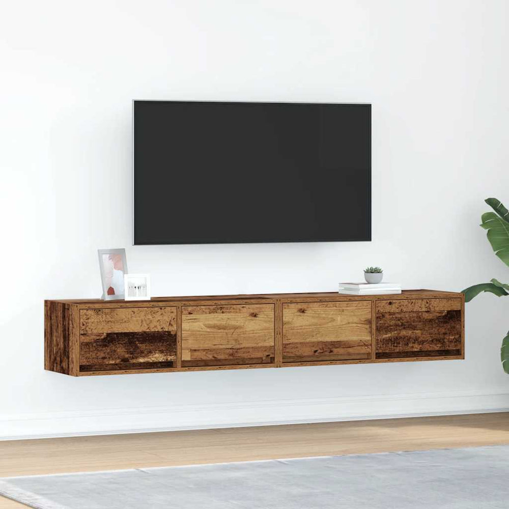 TV-Schränke Altholz-Optik, 2er Set