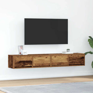 TV-Schränke Altholz-Optik, 2er Set