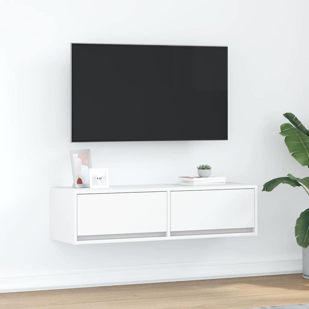 Weißer TV-Schrank mit Schubladen