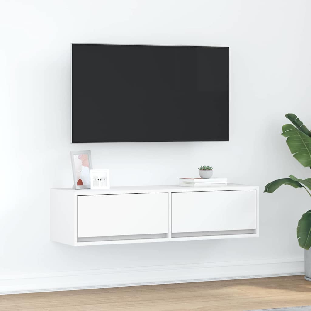Weißer TV-Schrank mit Schubladen