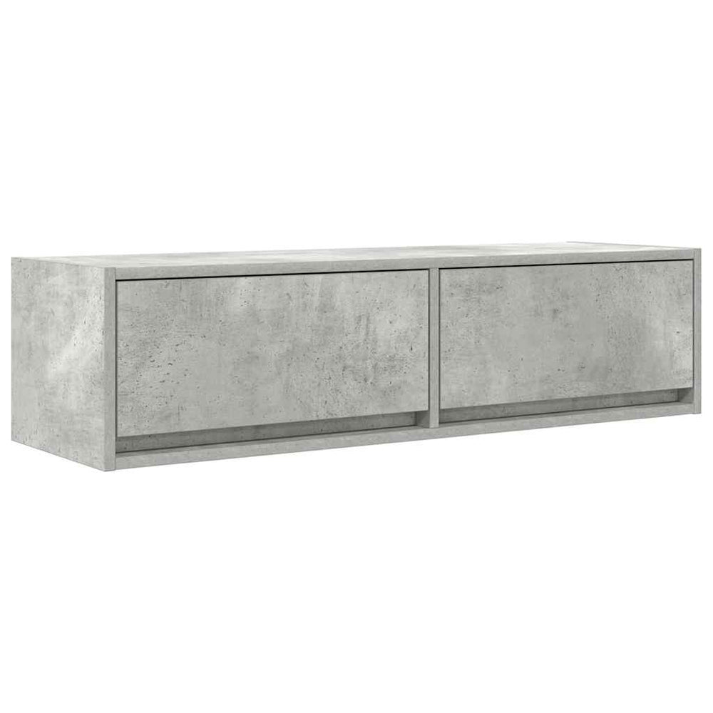 Betongrauer TV-Schrank, 100 cm