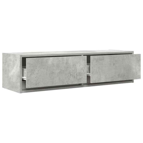 Betongrauer TV-Schrank, 100 cm