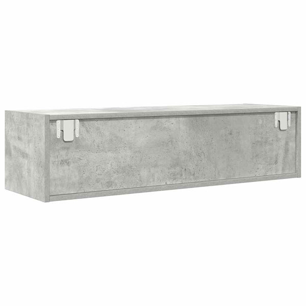 Betongrauer TV-Schrank, 100 cm