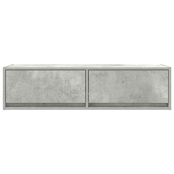 Betongrauer TV-Schrank, 100 cm