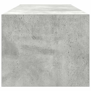 Betongrauer TV-Schrank, 100 cm