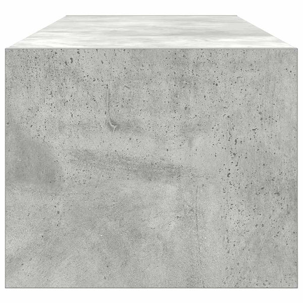 Betongrauer TV-Schrank, 100 cm