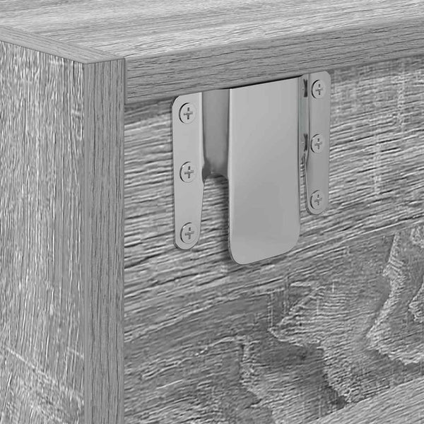 Grauer TV-Schrank Sonoma, 100 cm