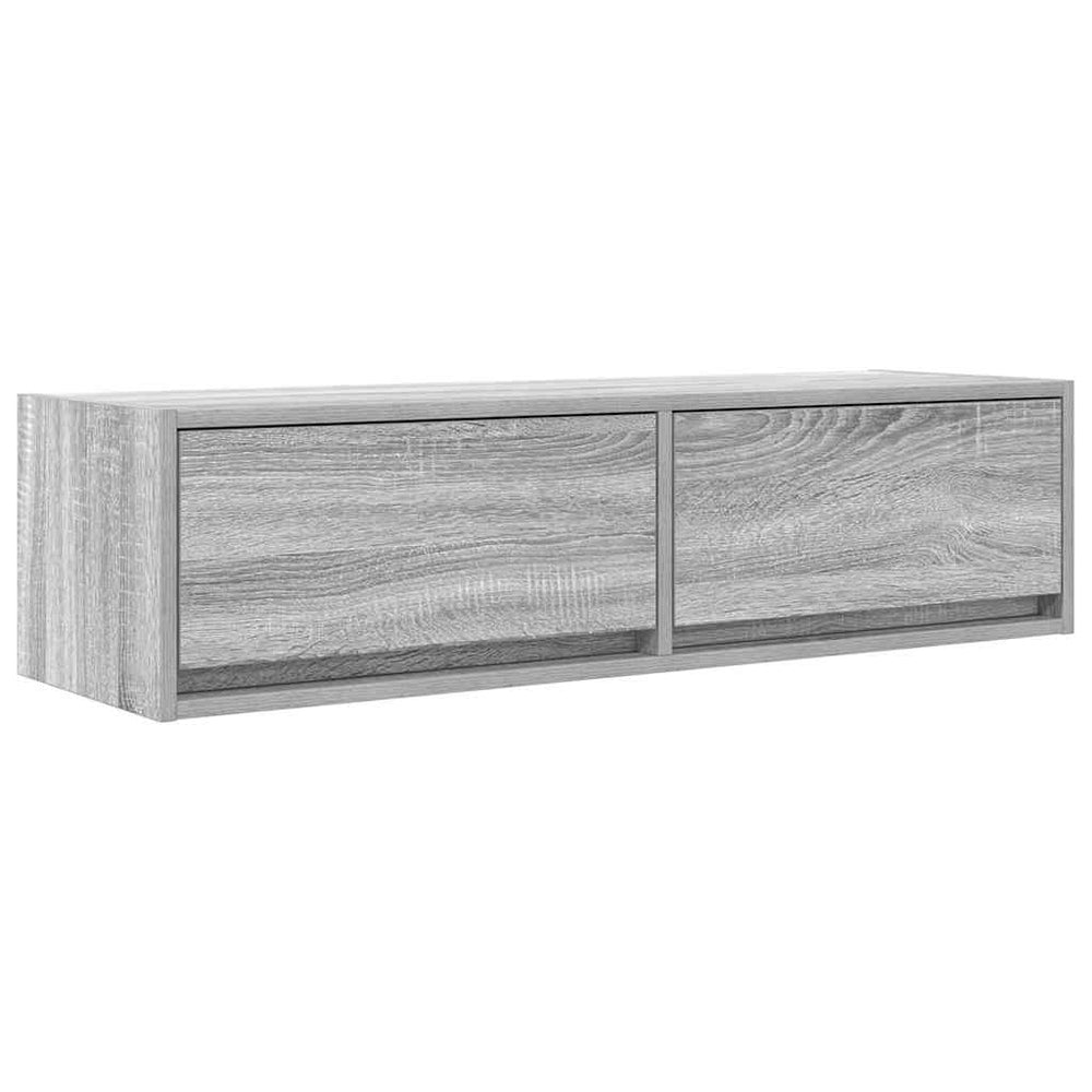 Grauer TV-Schrank Sonoma, 100 cm