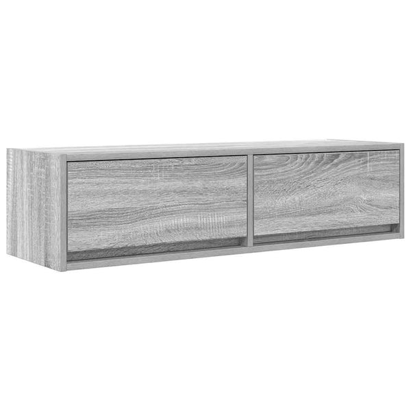 Grauer TV-Schrank Sonoma, 100 cm