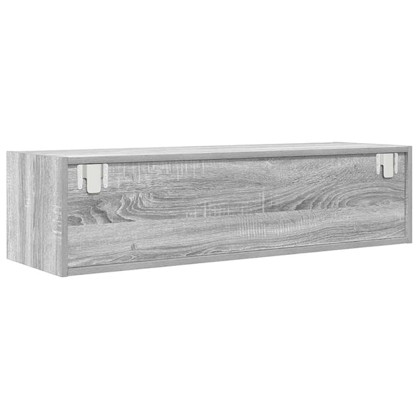 Grauer TV-Schrank Sonoma, 100 cm