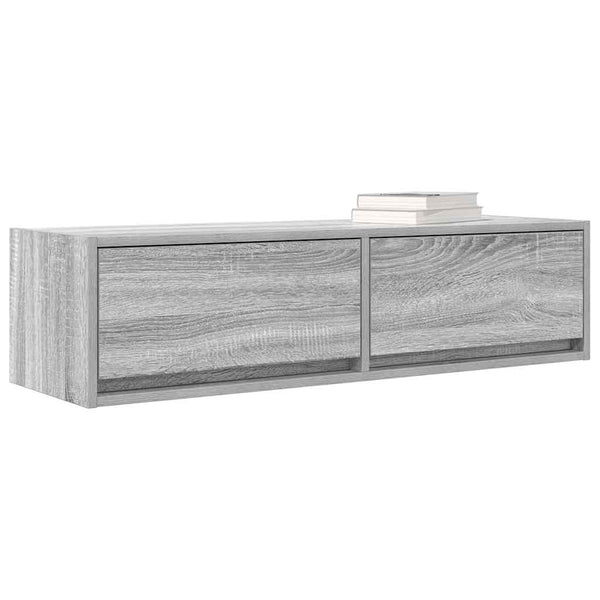 Grauer TV-Schrank Sonoma, 100 cm