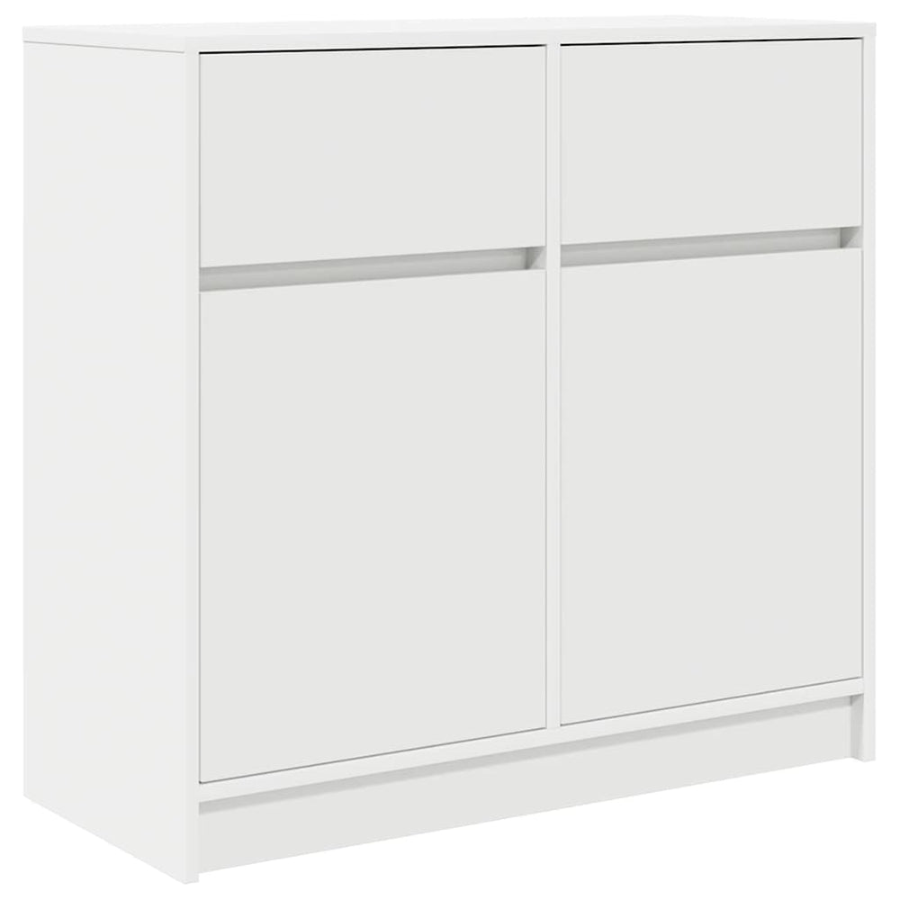 vidaXL Sideboard with Drawer White 80x34x76 cm Engineered Wood