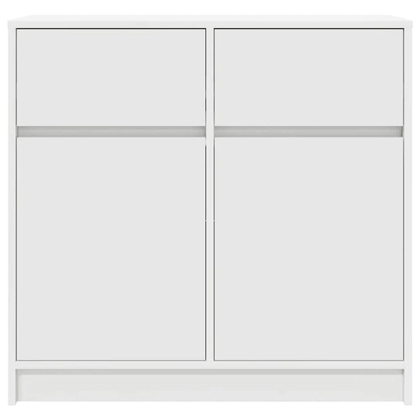 Weißes Sideboard mit Schublade 80x34x76 cm