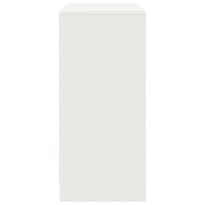 Weißes Sideboard mit Schublade 80x34x76 cm
