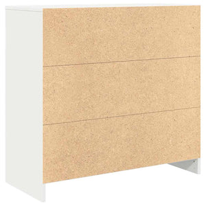 Weißes Sideboard mit Schublade 80x34x76 cm