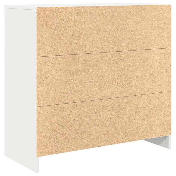 Weißes Sideboard mit Schublade 80x34x76 cm