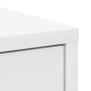 Weißes Sideboard mit Schublade 80x34x76 cm
