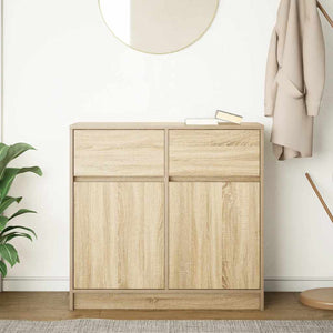 Sideboard Sonoma-Eiche 80x34x76 cm