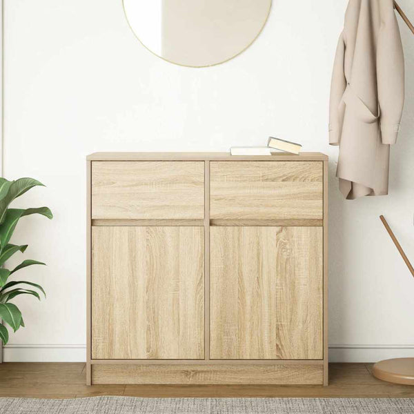 Sideboard Sonoma-Eiche 80x34x76 cm