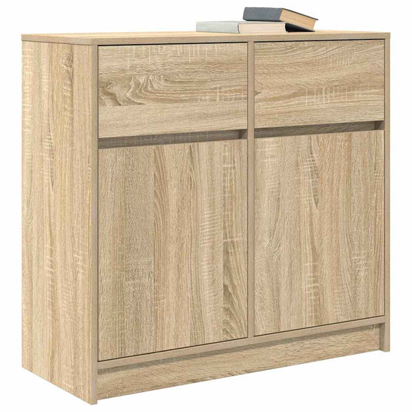 Sideboard Sonoma-Eiche 80x34x76 cm