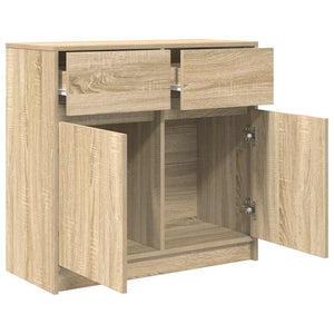 Sideboard Sonoma-Eiche 80x34x76 cm