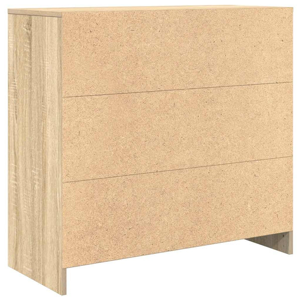 Sideboard Sonoma-Eiche 80x34x76 cm