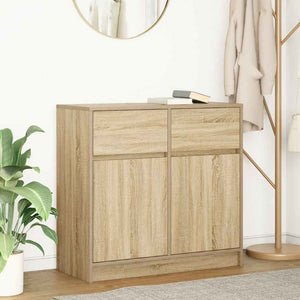 Sideboard Sonoma-Eiche 80x34x76 cm