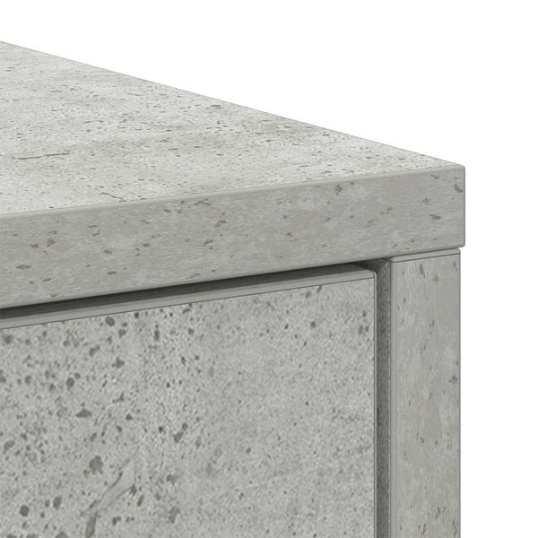 Sideboard Betongrau mit Schublade 80x34x76 cm