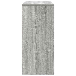 Sideboard Grau Sonoma 80 cm mit Schublade