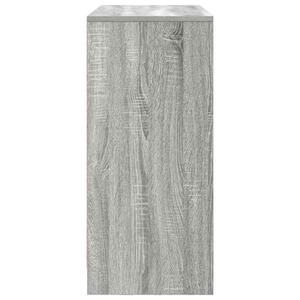 Sideboard Grau Sonoma 80 cm mit Schublade