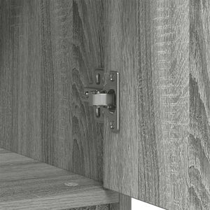 Sideboard Grau Sonoma 80 cm mit Schublade