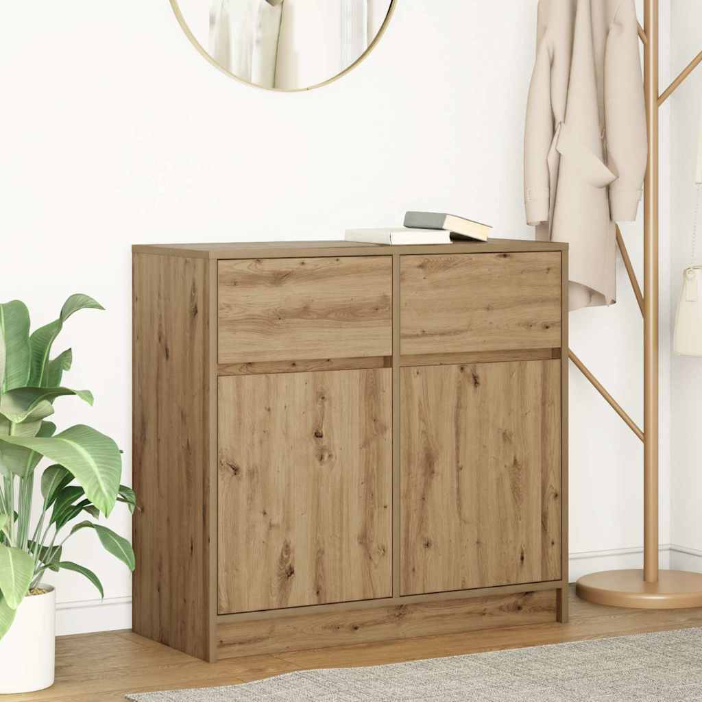 Sideboard Artisan-Eiche 80 cm mit Schublade