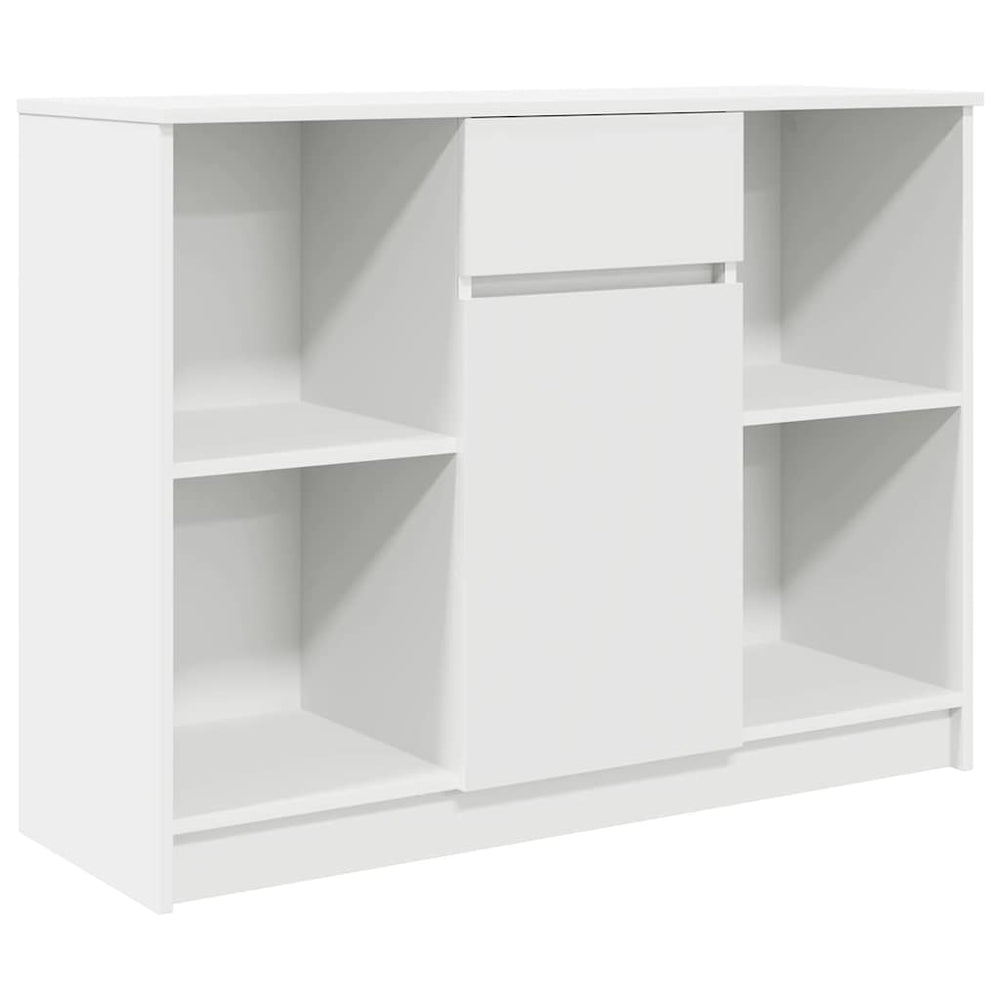 vidaXL Sideboard with Drawer White 101x35x76 cm Engineered Wood
