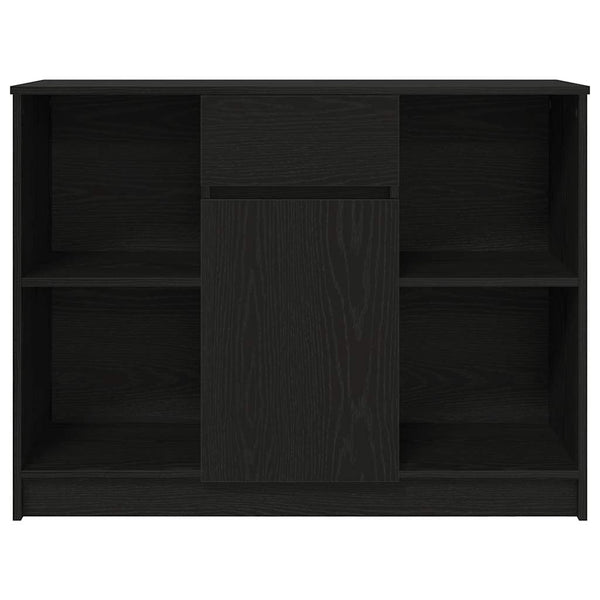 Sideboard Schwarz Eichen-Optik, 101 cm