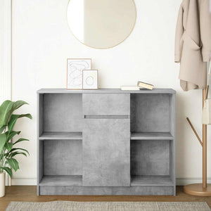 Sideboard Betongrau mit Schublade 101x35x76 cm