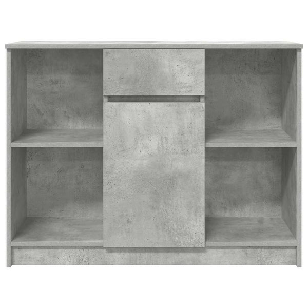 Sideboard Betongrau mit Schublade 101x35x76 cm