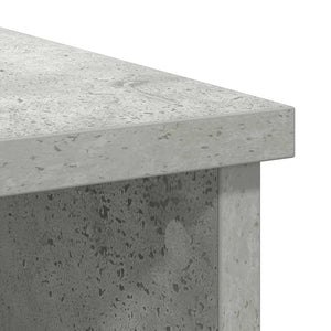 Sideboard Betongrau mit Schublade 101x35x76 cm