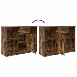 Sideboard Räuchereiche mit Schublade, 101 cm