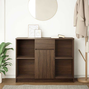 Sideboard Braun Eichen-Optik 101x35x76 cm