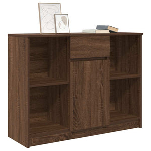 Sideboard Braun Eichen-Optik 101x35x76 cm