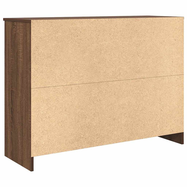 Sideboard Braun Eichen-Optik 101x35x76 cm