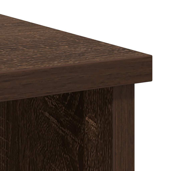 Sideboard Braun Eichen-Optik 101x35x76 cm